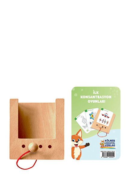 First Concentration Games Wooden Educational Game Set