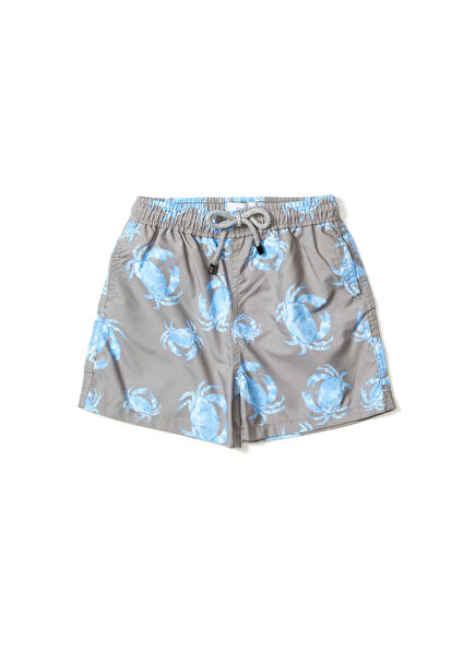 Bluecrab Patterned Boys Swimsuit