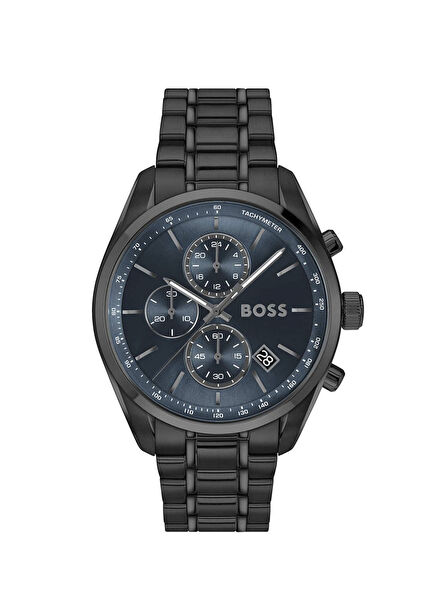 HB1514314 Siyah Çelik Erkek Kol Saati