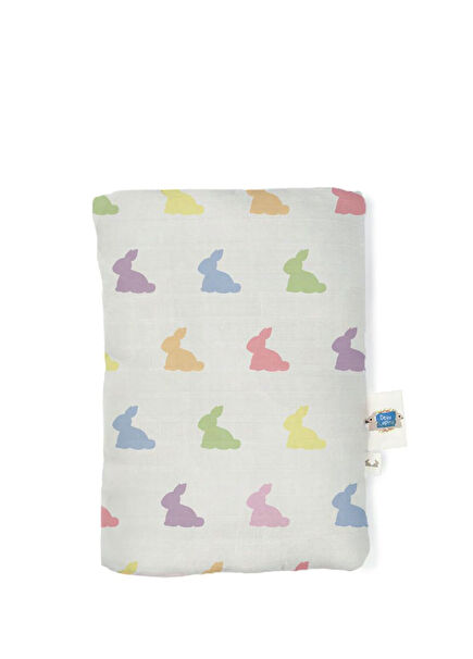 Rainbow Lapin Blue Roller Breastfeeding Arm Support Pillow
