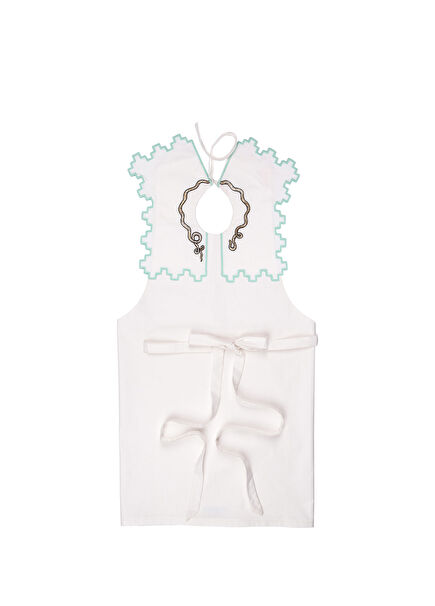 Earth II Apron Embroidered Girls' Apron Apron Dress