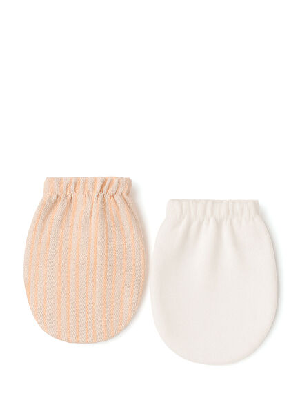 Golden Moments Cotton Muslin 2-Piece Baby Gloves Set