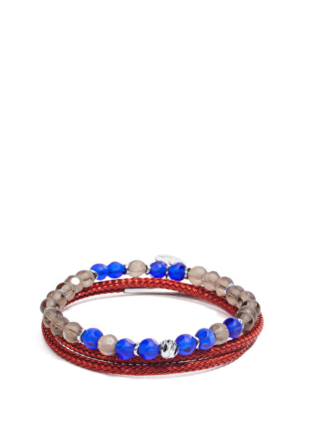 Beaded Men's 2-Piece Bracelet