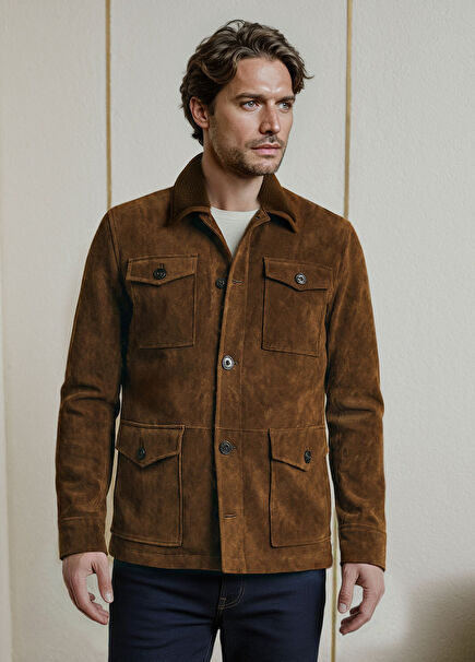 Light Brown Shearling Coat