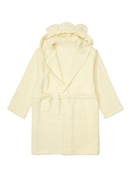Açık Sarı Kız Çocuk Bornoz