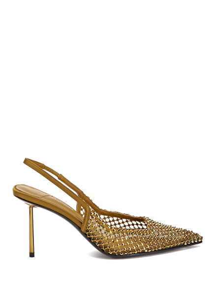 Chanel Gilda Khaki Heels