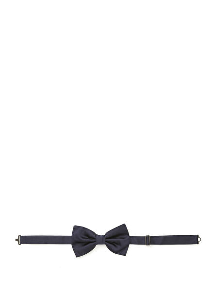 Dark Blue Silk Bow Tie