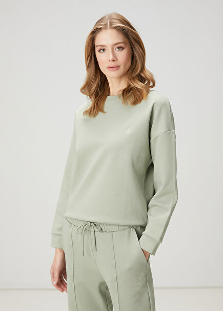 Su Yeşili Sweatshirt