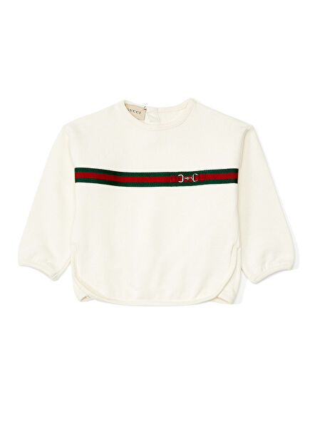 Logo Detailed Unisex Baby Sweatshirt