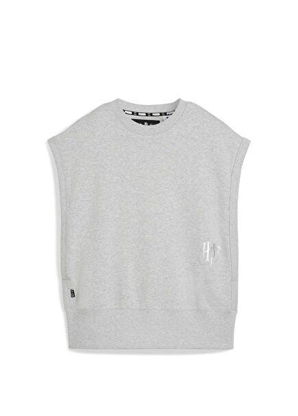 PUMA HOOPS x HARRY POTTER Light Gray Heather Kadın Süveter