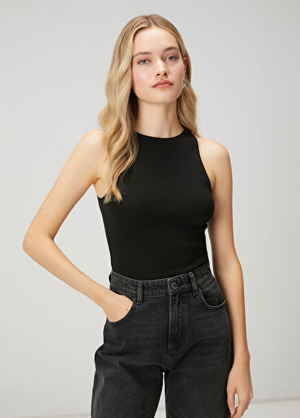 Black Basic Tank Top