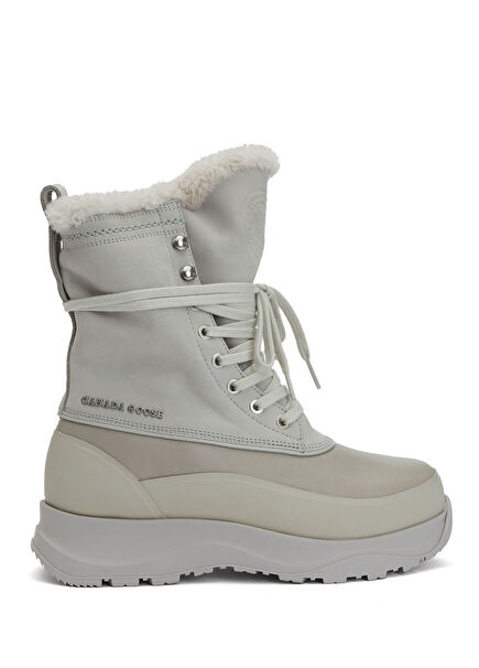 Vista Açık Gri Kadın Deri Bot