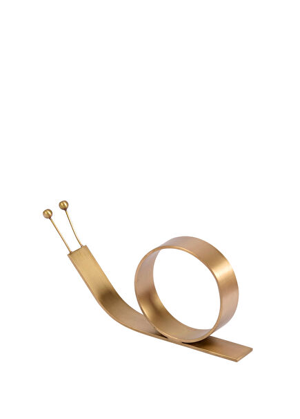 Sally Rice Brass Snail Figurine Decorative Object