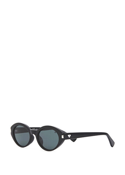 BC 1325 C1 Siyah Gümüş Asetat Kadın Güneş Gözlüğü