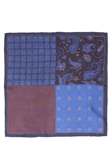 Patterned Silk Bag Handkerchief