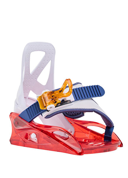 Grom Disc Snowboard Bindings Kırmızı Unisex Çocuk Snowboard Bağlaması