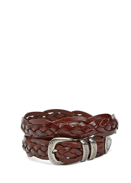 Brown Men's Leather Belt