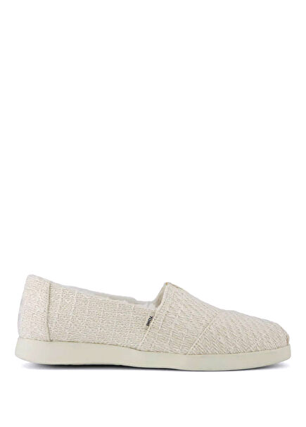 Alpargata Plus Bej Kadın Espadril Ayakkabı