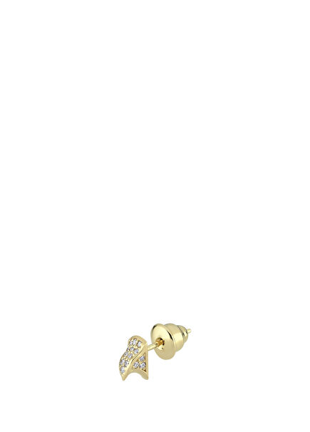 Thorn Stud 14K Gold Women's Piercing Cartilage Earrings