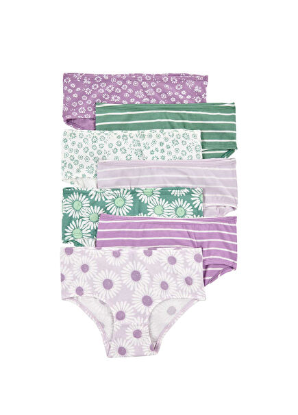 Colorful Girls 7-Piece Panties Set
