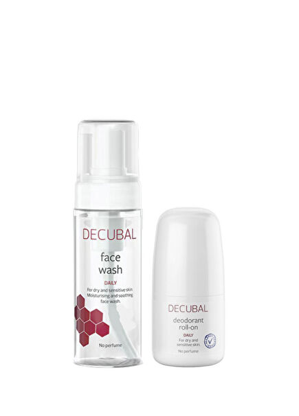 Kuru ve Çok Kuru Ciltler İçin Yüz Temizleme Köpüğü ve Deodorant Onarıcı Bakım Seti