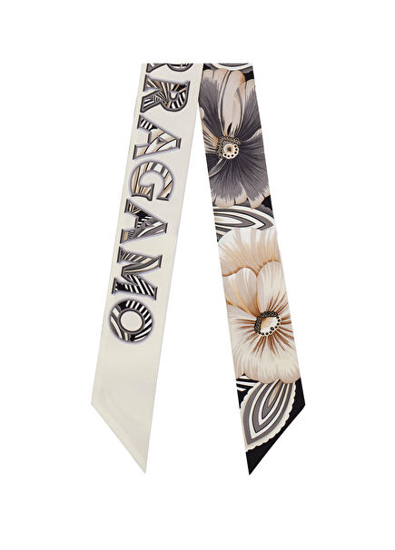 Çok Renkli Kadın İpek Bandana