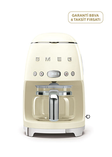 50's Style Retro Cream Filter Coffee Machine