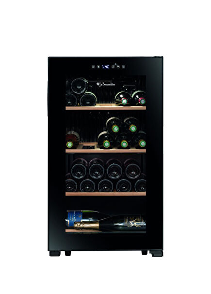 Service 36 Bottle Capacity Solo Wine Cabinet LS36BLACK