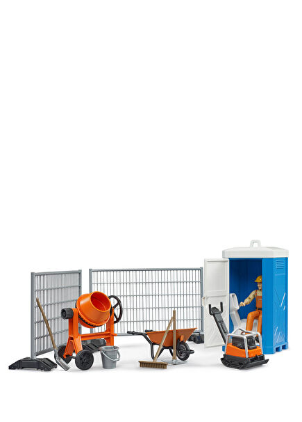 Toy Construction Set and Figure