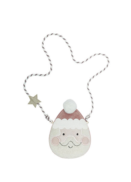 Santa Velvet & Fleece Girls' Shoulder Bag