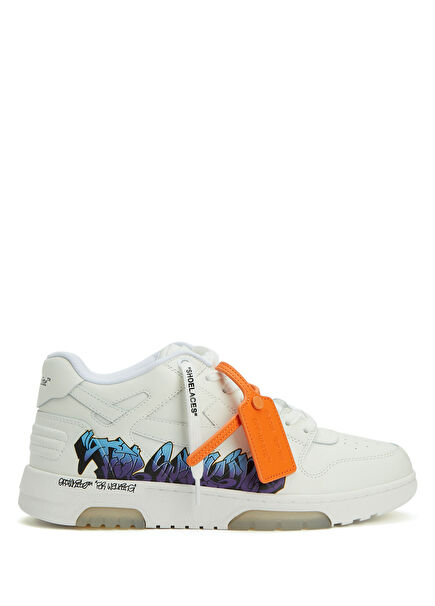 Out Of Office White Men's Leather Sneakers