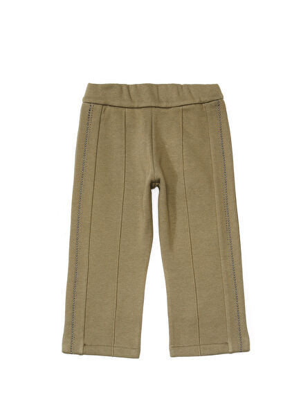 Green Girls Jersey Pants