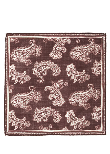 Bordo Yün Poşet Mendil