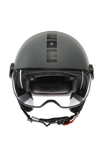 Fgtr Classic Mono Matt Grey Black Outdoor Motorcycle Helmet