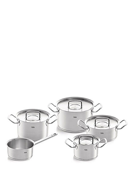 Original Profi Collection Metal Kapaklı 9 Parça Çelik Tencere Seti