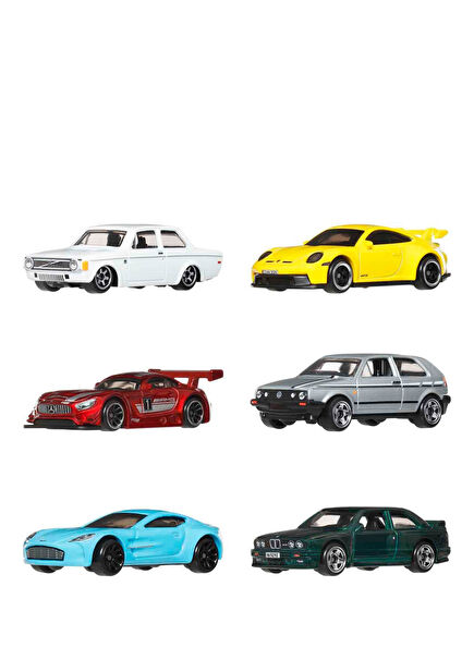 Silver Series Euro Style 6-Pack Toy Car JLB25
