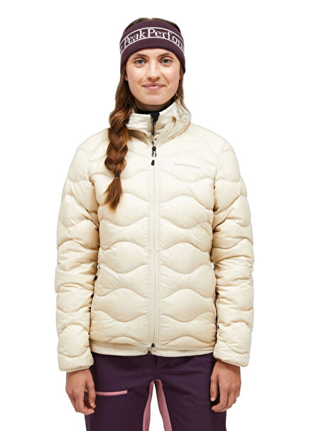 Helium Down Jacket Bej Kadın Outdoor Mont