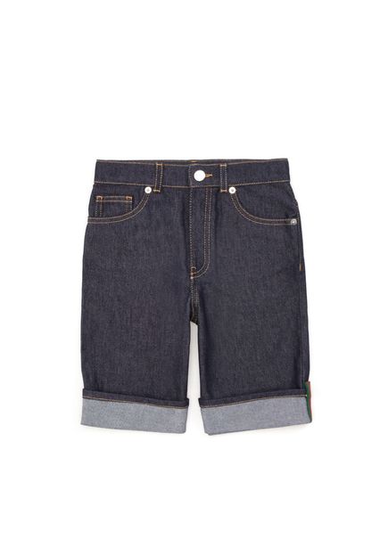 Lacivert Erkek Çocuk Denim Şort