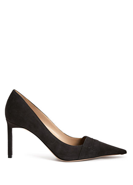 Dark Grey Suede Stiletto