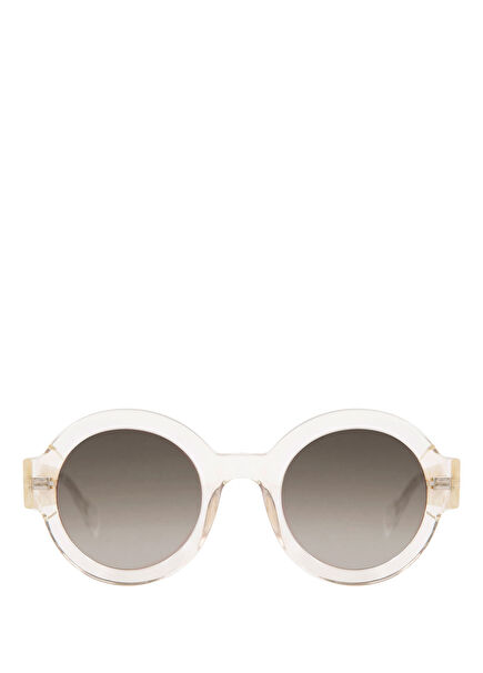 Vanguard Laura 6454 8 Transparent Pink Round Women's Sunglasses