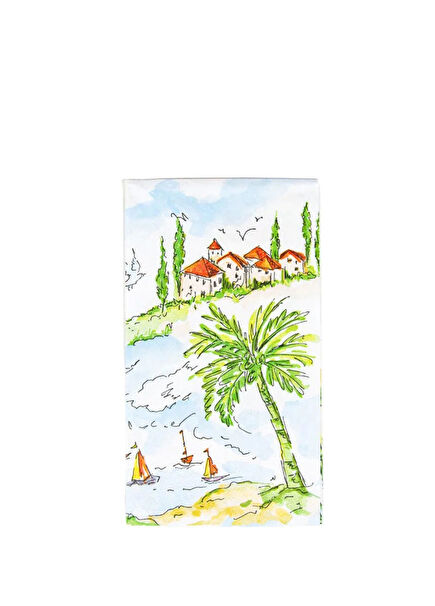 Mallorca Guest Towel Desenli 15'li Servis Peçetesi Seti