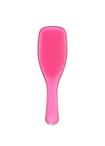 Ultimate Detangler Chrome After Party Pink Pembe Düz ve Kıvırcık Saçlar için Saç Fırçası Tarak