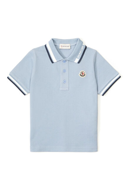 Blue Polo Neck Boys T-Shirt