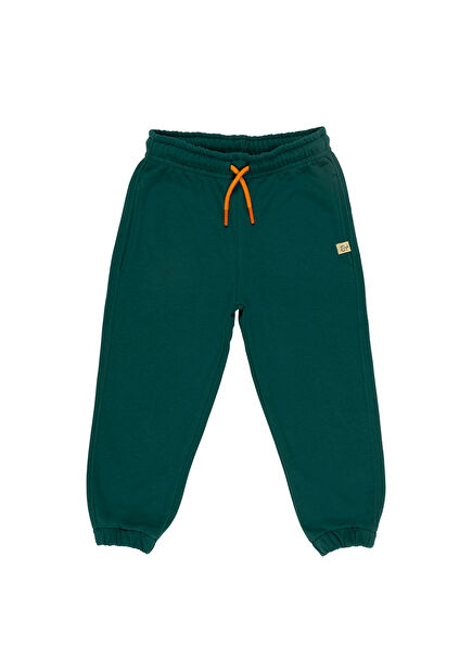 Cool Dark Green Boy's Jogger Sweatpants