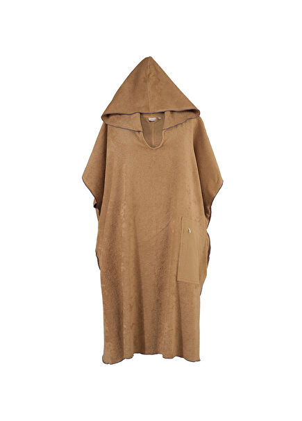 İkigai Haki Pamuklu Unisex Panço