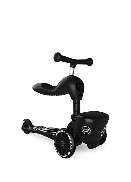 Highwaykick 1 Zebra Lifestyle Siyah Oturaklı Çocuk Scooter