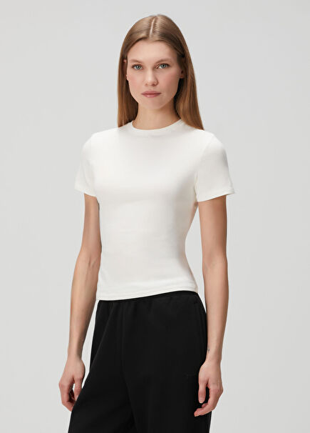 Cotton Jersey White T-shirt