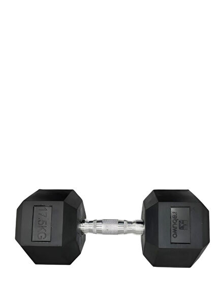 Hex Altıgen Kauçuk Kaplı Dambıl 17.5 kg