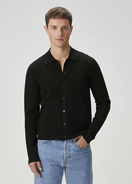 Black Knit Cardigan