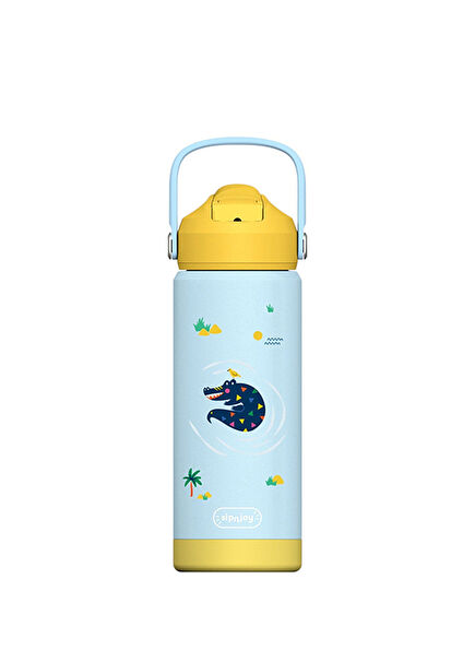 Snappy Croc FlipSip Kids Water Thermos 550 ml
